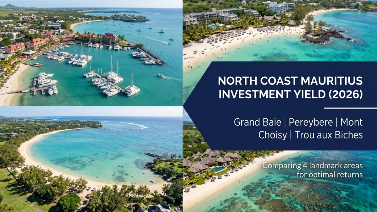Grand Baie vs Pereybere vs Mont Choisy vs Trou aux Biches: Where to Invest on the North Coast of Mauritius for Best Yield in 2026
